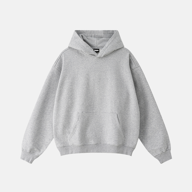 Heavyweight Oversized Hoodie - Grey