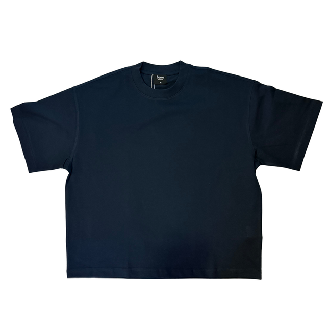 Boxy Blank T-Shirt - Navy
