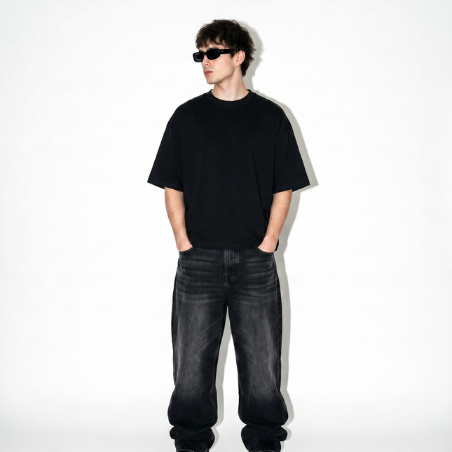 BARE Boxy Tee - Black