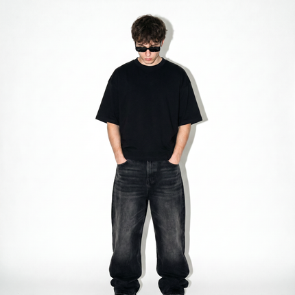 BARE Boxy Tee - Black
