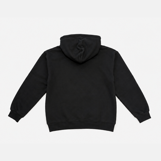Heavyweight Zip Up Hoodie - Black