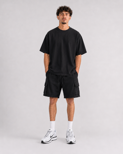 Heavyweight Oversized Tee - Black