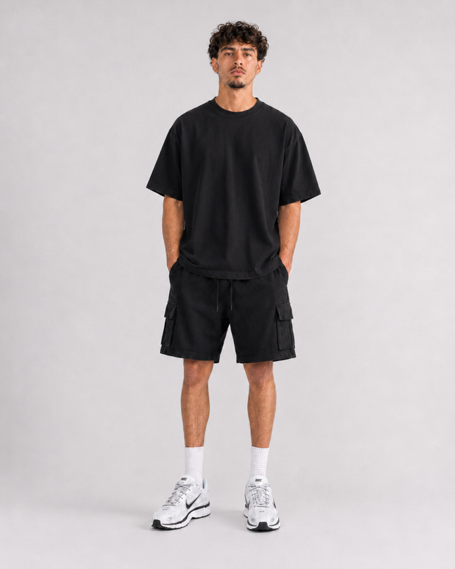 Heavyweight Oversized Tee - Black