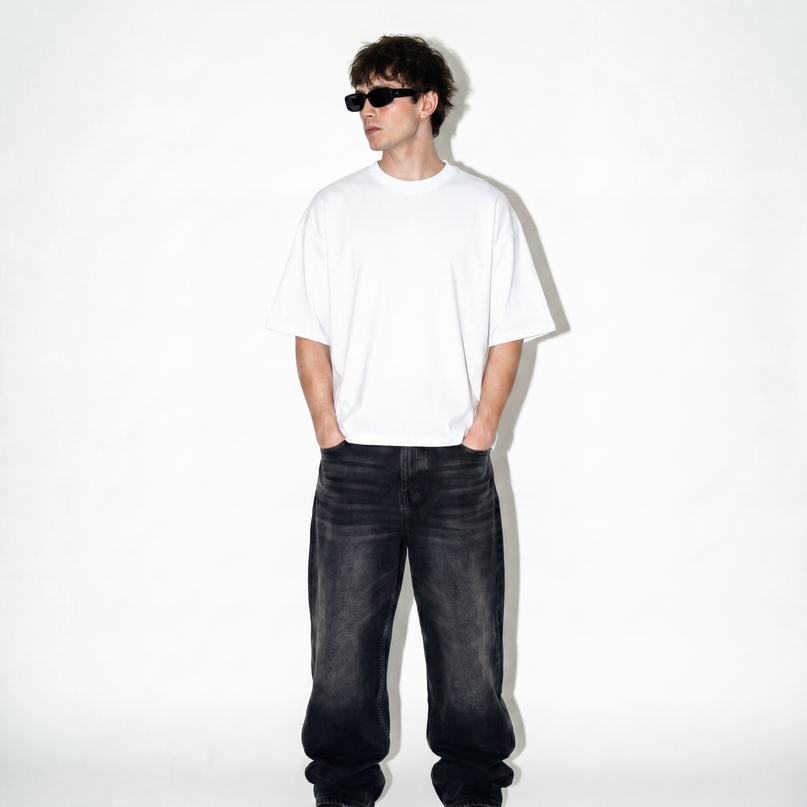 BARE Boxy Tee - White