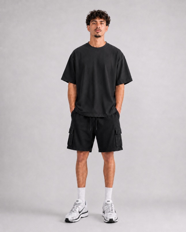 Heavyweight Oversized Tee - Carbon Grey