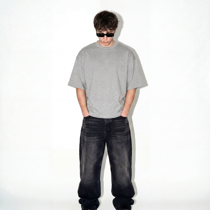 BARE Boxy Tee - Grey