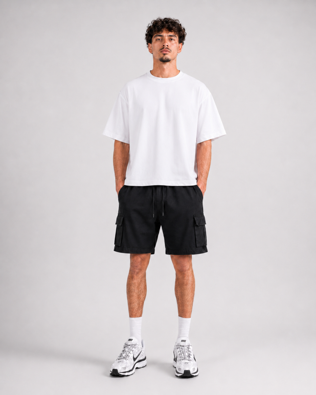 Heavyweight Boxy Tee - White